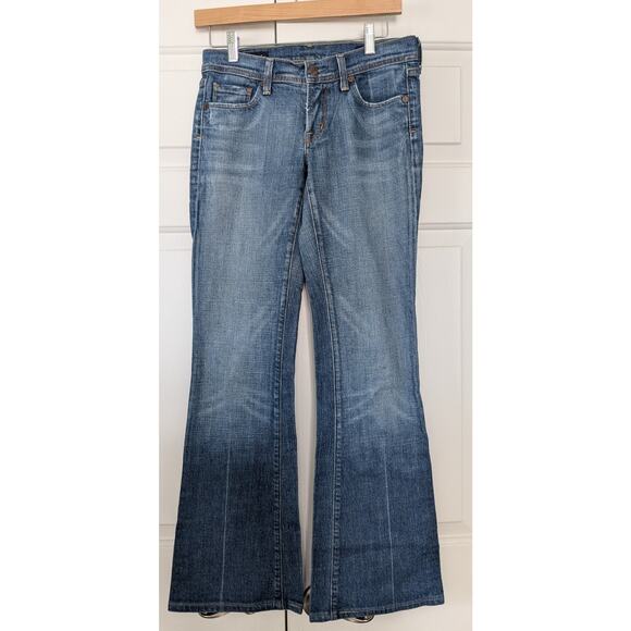 Citizens of Humanity Ingrid Stretch #002 Low Waist Flare Jeans Y2K - Picture 2 of 10